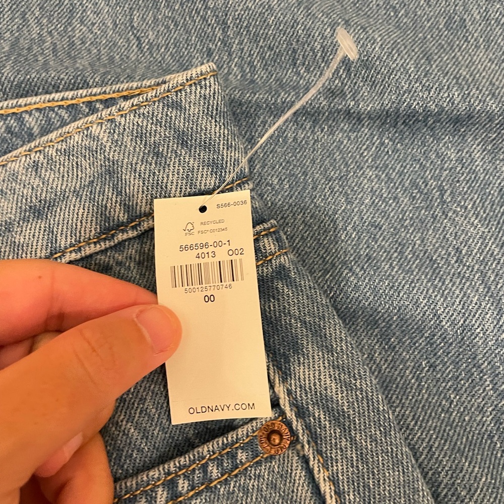 NWT old navy high rise wide leg jeans - Picture 3 of 4